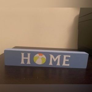 Home sign - beach themed